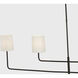 Barbara Barry Go Lightly LED 70 inch Bronze Linear Chandelier Ceiling Light