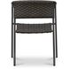 Zola Brown Outdoor Dining Chair, Set of 2