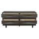 Diamond Ebony Walnut Double Chest, Double