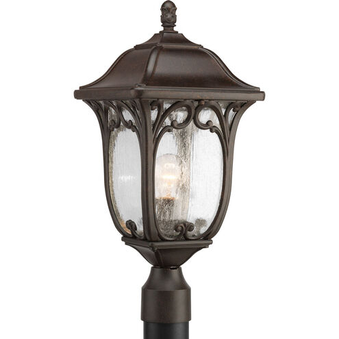 Enchant 1 Light 20.75 inch Espresso Outdoor Post Lantern