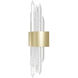 Aspen Wall Sconce Wall Light in Brushed Brass