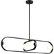 Atwood Linear Ceiling Light in Ebony