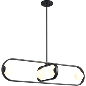 Atwood Linear Ceiling Light in Ebony
