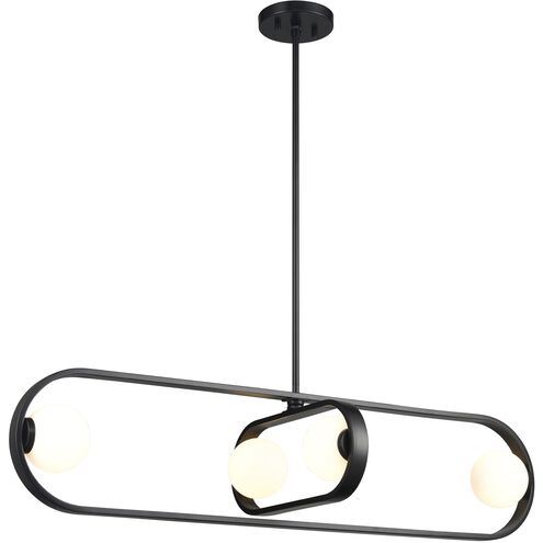 Atwood Linear Ceiling Light in Ebony