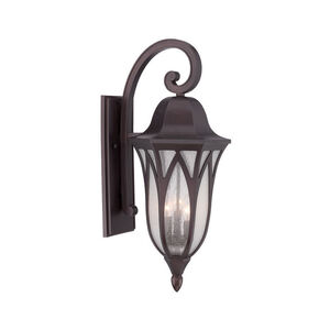 Milano 3 Light 27 inch Architectural Bronze Exterior Wall Mount