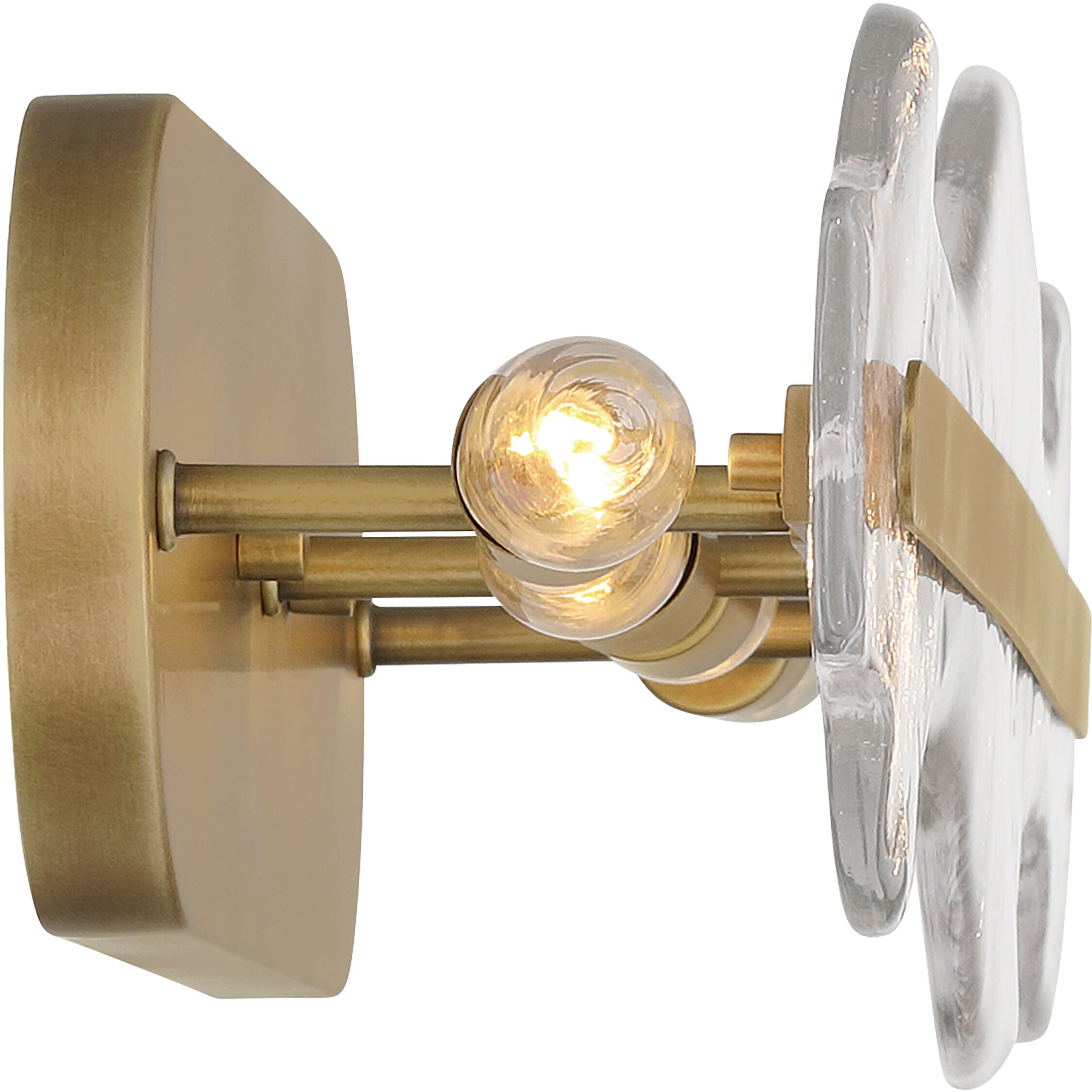 Elora 4 Light 28 inch Legacy Brass Vanity Light Wall Light