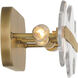 Elora 4 Light 28 inch Legacy Brass Vanity Light Wall Light