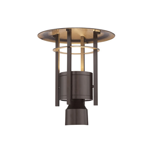 Englewood LED 12 inch Burnished Bronze Outdoor Post Lantern