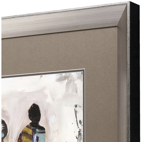 Imprint 15241 Multi and Beige and Black and Blue Framed Art