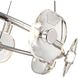Ziva Celestia 32 inch 4.00 watt Chrome Chandelier Ceiling Light