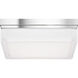 Sean Lavin Boxie LED 9 inch Chrome Flush Mount Ceiling Light in LED 3000K 120V, Integrated LED