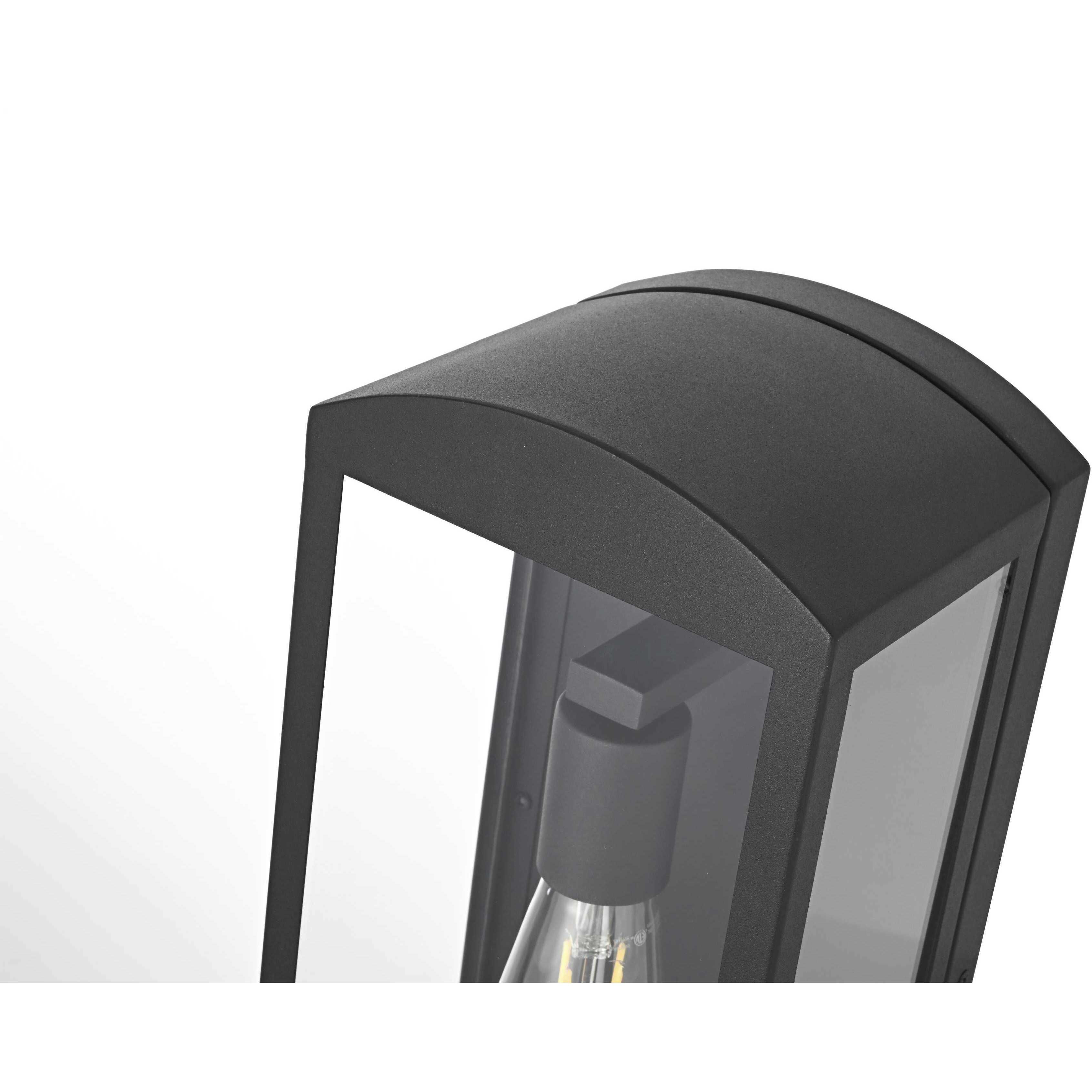 Miles 1 Light 16 inch Black Outdoor Wall Sconce