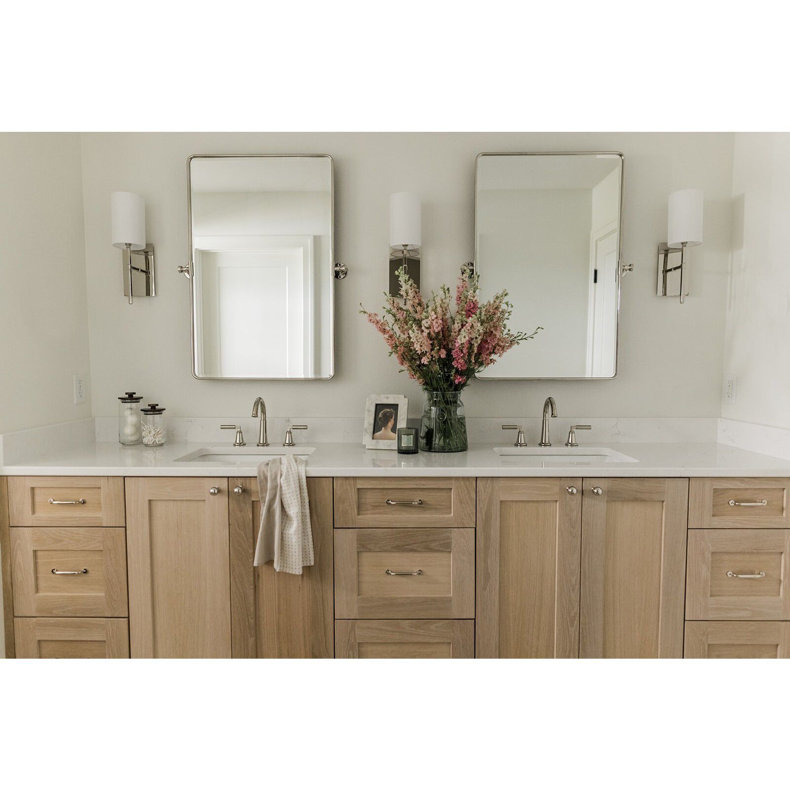 Veronica Bath Sconce Wall Light in Polished Nickel