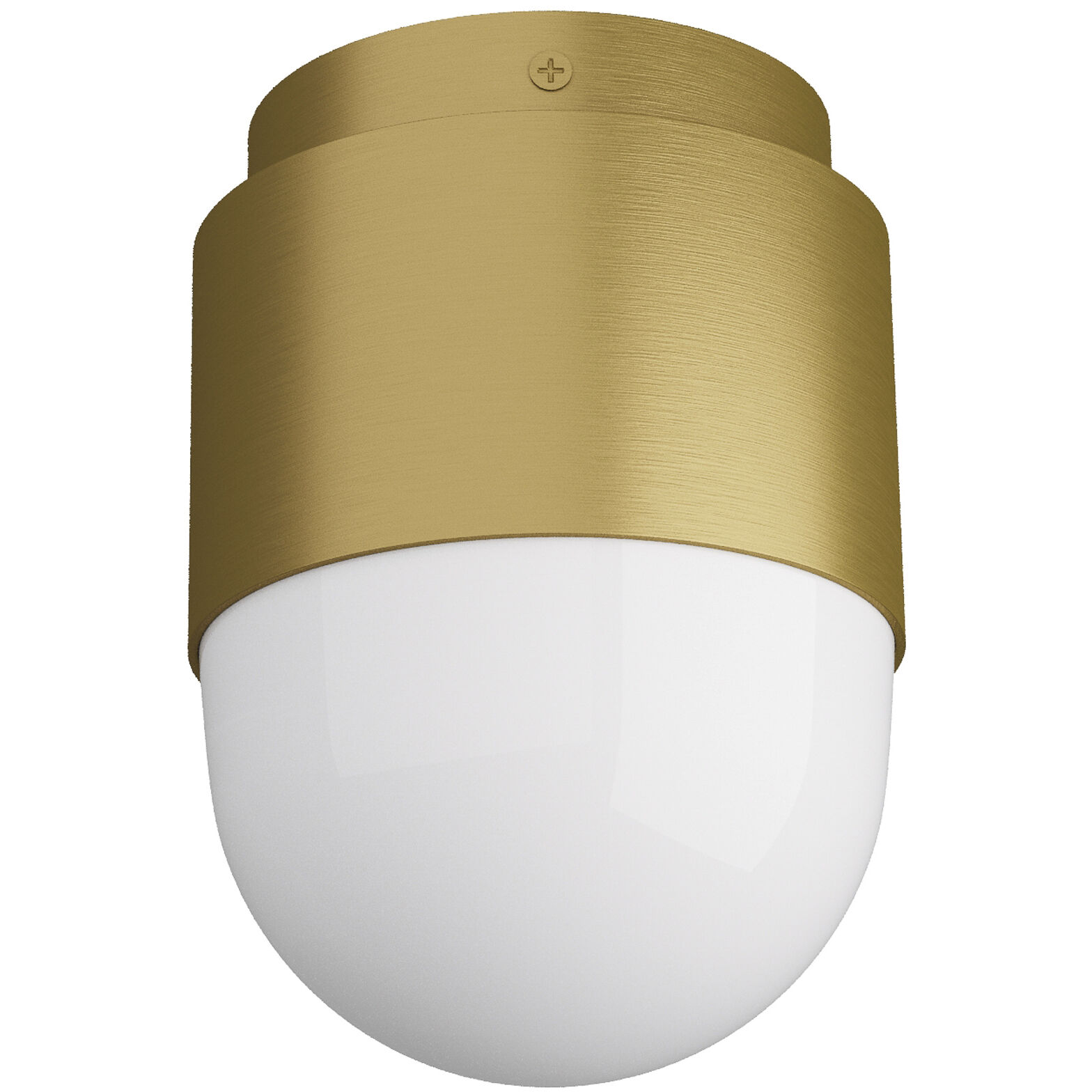 Allentown 1 Light 6.5 inch Antique Brass Flush Mount Ceiling Light