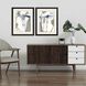 Abstract Collection Blue Framed Art