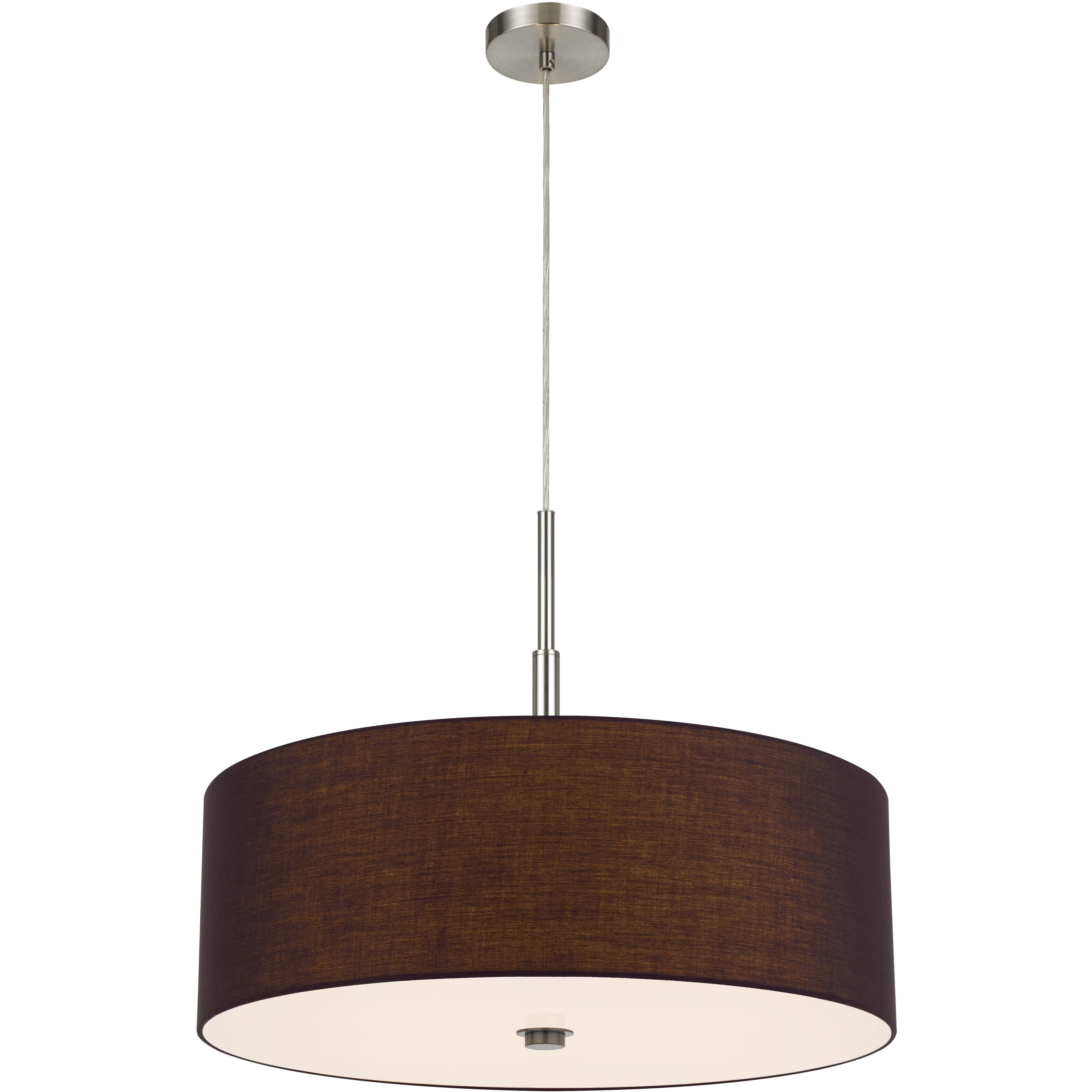 Lonoke Plum 24 inch Drum Pendant Shade