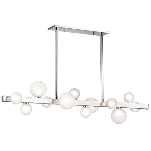 Mini Hinsdale LED 45 inch Polished Nickel Island Ceiling Light