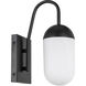 Kace 1 Light 4.8 inch Black Wall sconce Wall Light