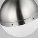 TOB by Thomas O'Brien Hanks LED 13.25 inch Brushed Nickel Pendant Ceiling Light