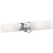Aero 2 Light 19 inch Polished Chrome ADA Vanity Sconce Wall Light