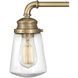 Fritz 3 Light 24 inch Heritage Brass Vanity Light Wall Light