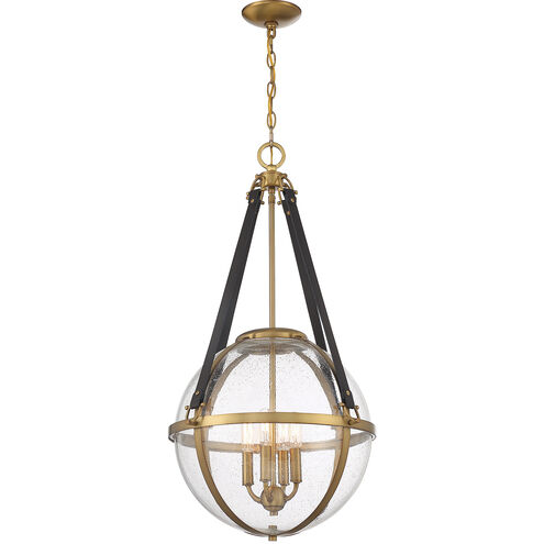 Bozeman 4 Light 18 inch Warm Brass Pendant Ceiling Light