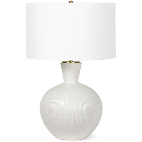 Reyka 26.5 inch 150.00 watt White Table Lamp Portable Light