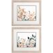 Florals Collection Green Framed Art