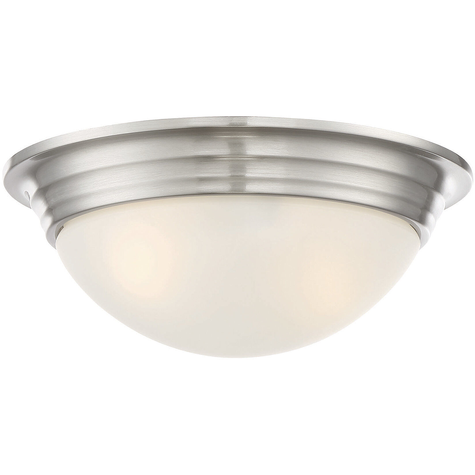 Stella 2 Light 11 inch Satin Nickel Flush Mount Ceiling Light, Essentials