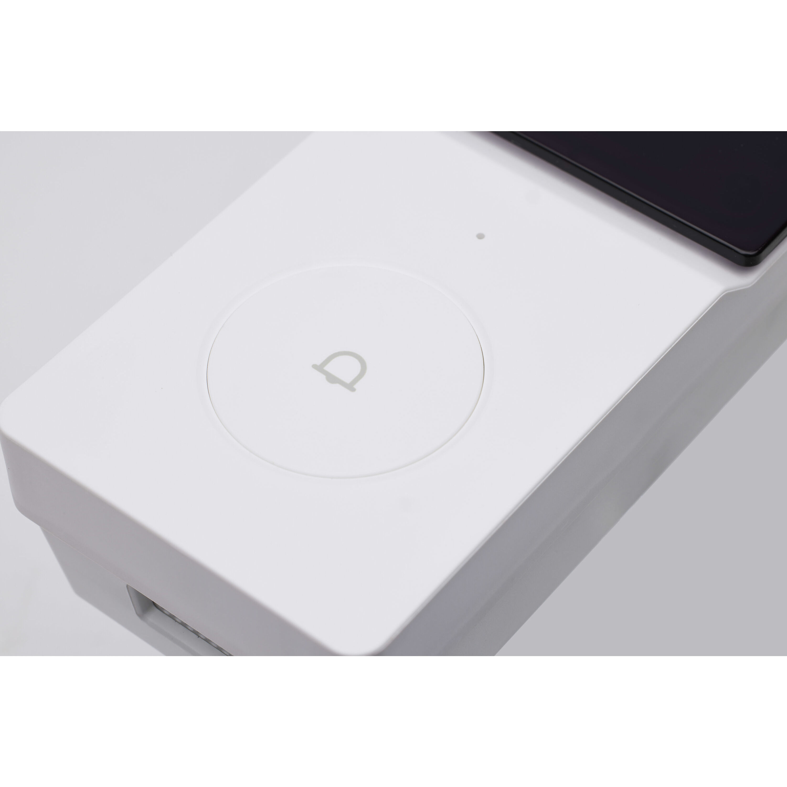 Brentwood Black and White Outdoor Security Light