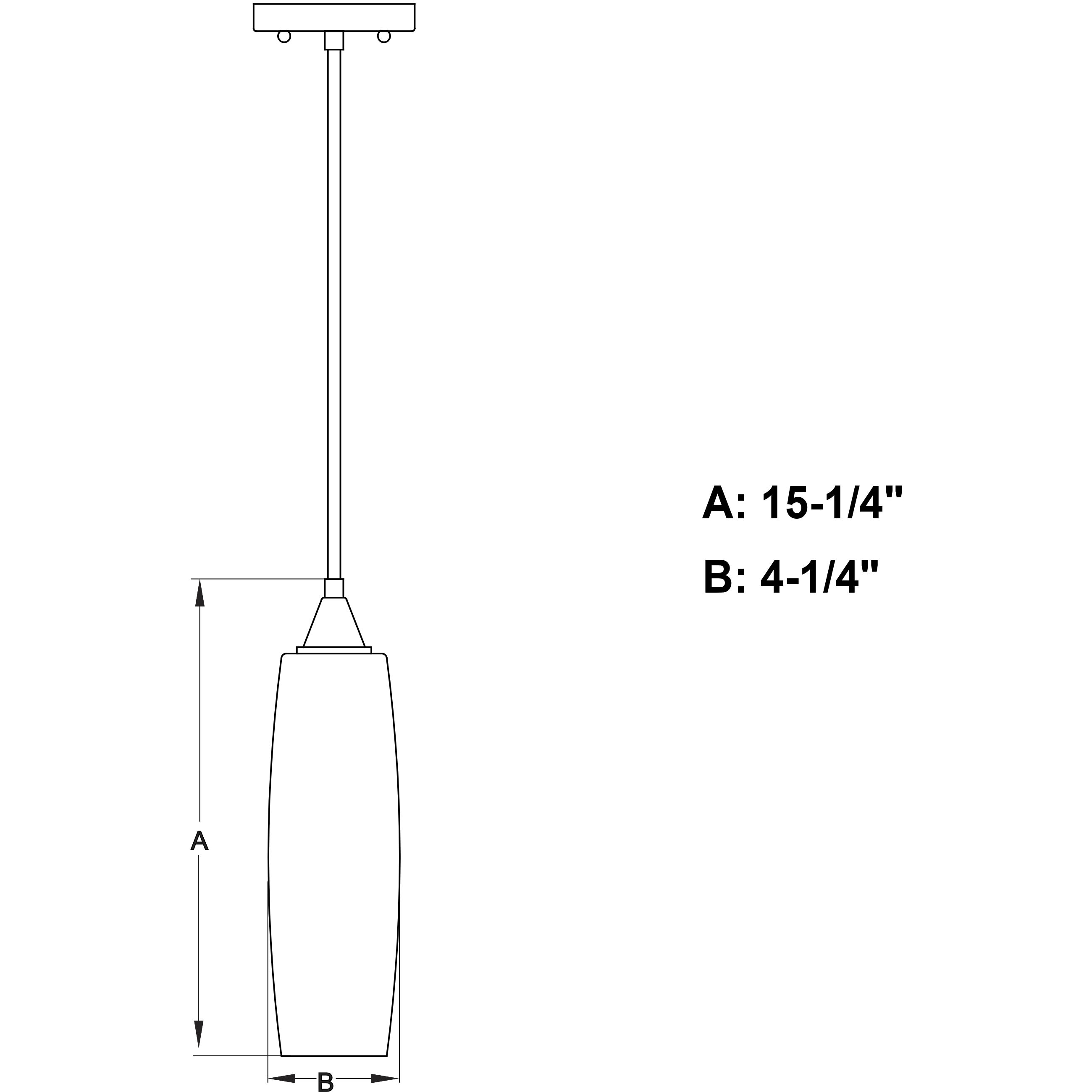Milano LED 4.25 inch Oil Rubbed Bronze Mini Pendant Ceiling Light