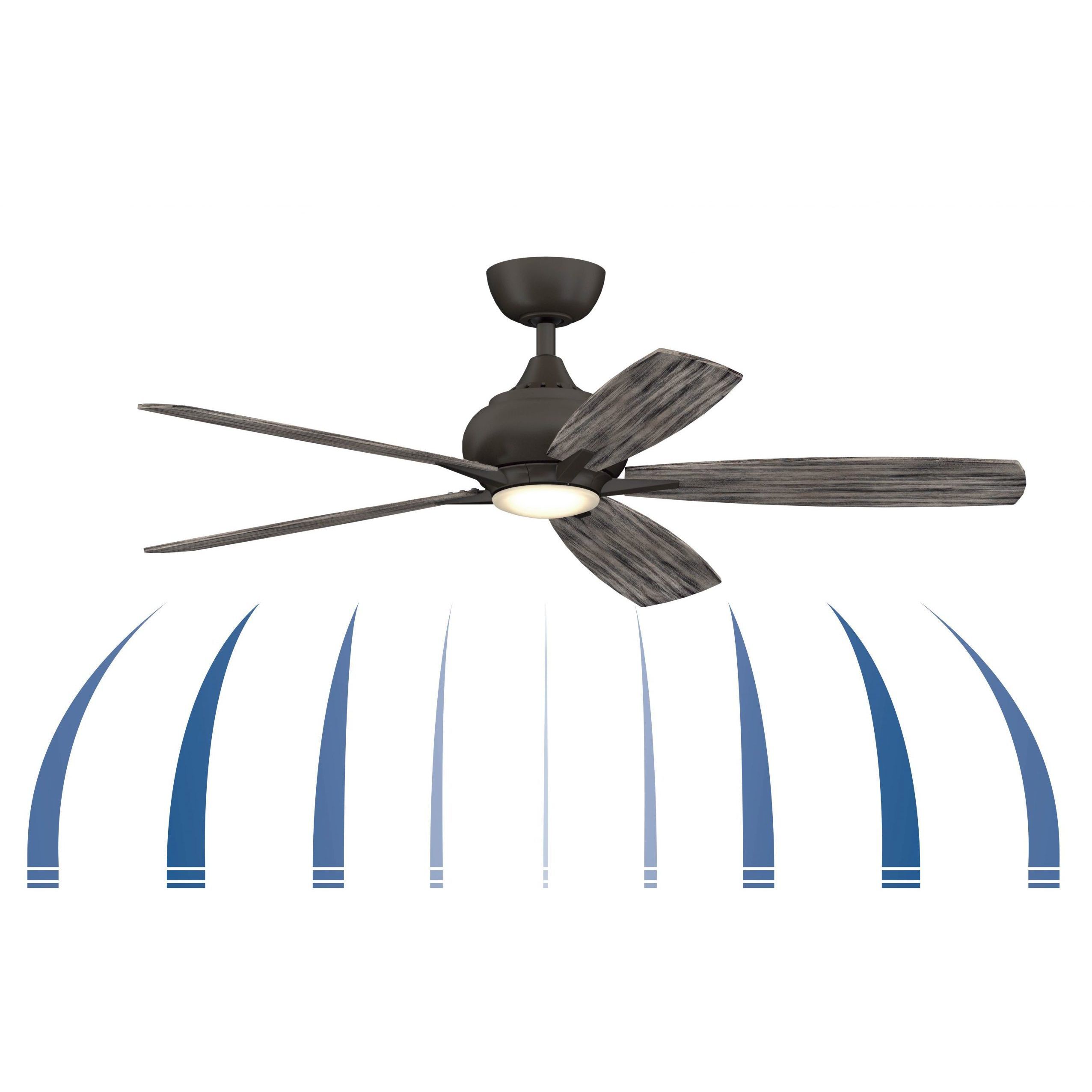 Doren 52 inch Black Fan-Uni