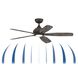 Doren 52 inch Black Fan-Uni