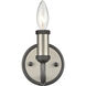 Cortlandt 1 Light 4.75 inch Iron with Silver Sconce Wall Light