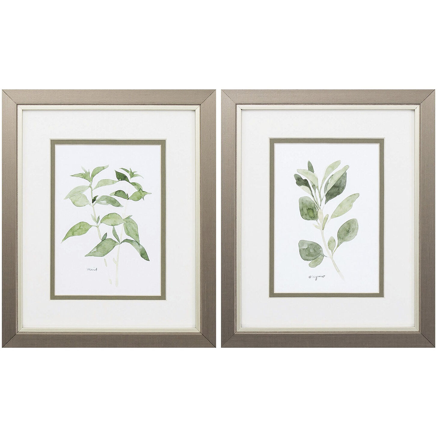 Florals Green Framed Art, Propac