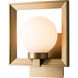 Frame 1 Light 10.1 inch Coastal Dark Smoke Outdoor Sconce, Small - Open Box