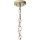 Strand 1 Light 10.5 inch Blue and White and Natural Pendant Ceiling Light