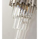Canada 3 Light 8 inch Shiny Nickel Wall Sconce Wall Light