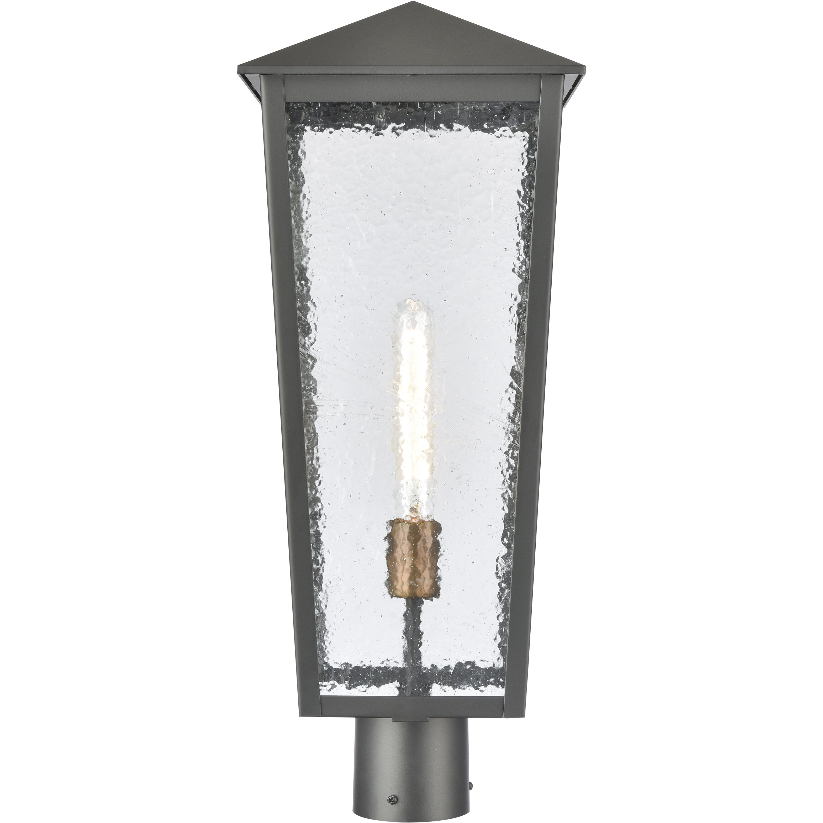 Marquis 1 Light 22.5 inch Matte Black Outdoor Post Light