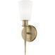 Witten 1 Light 4 inch Antique Brass ADA ADA Wall Sconce Wall Light