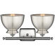 Adirondack 2 Light 18 inch Brushed Satin Nickel Bath Vanity Light Wall Light