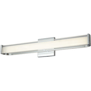 Bend LED 24 inch Chrome Bath Vanity Light Wall Light