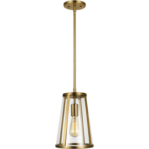 Sean Lavin Harrow 1 Light 8 inch Burnished Brass Mini-Pendant Ceiling Light