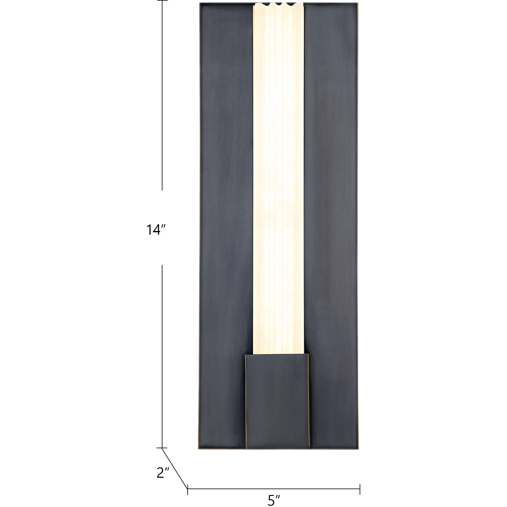 Kismet Wall/Ceiling Light Wall Light in Vintage Brass