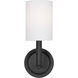 Drew & Jonathan Egmont 1 Light 4.75 inch Midnight Black Bath Vanity Wall Sconce Wall Light