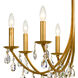 Bridgehampton 8 Light 28 inch Antique Gold Chandelier Ceiling Light in Clear Swarovski Strass