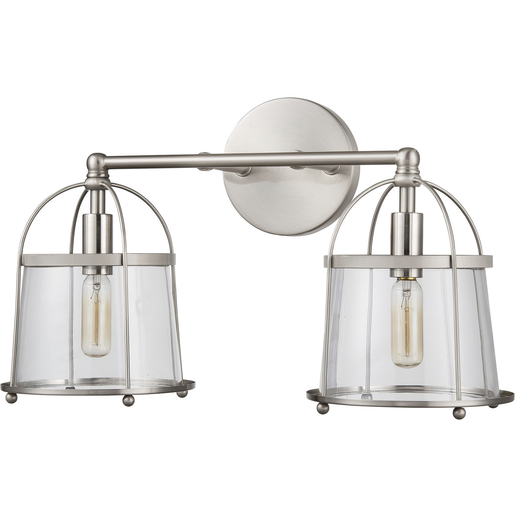 Merrick 2 Light 17 inch Satin Nickel Vanity Light Wall Light