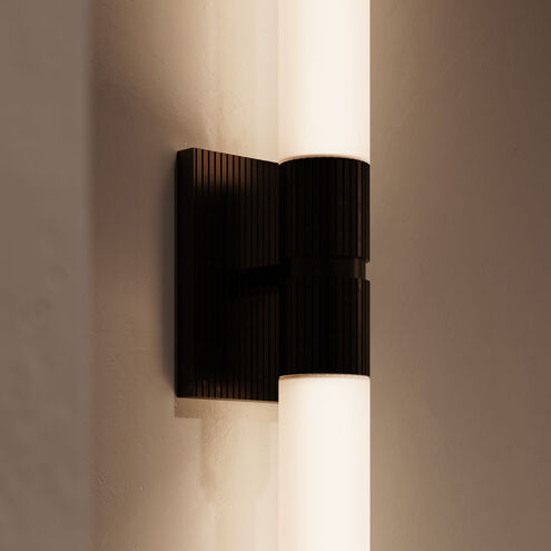 Scepter LED 4.5 inch Black Brass Bath Bar Wall Light