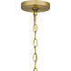 Bryn 5 Light 24 inch Aged Brass Pendant Ceiling Light