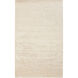 Pure 72 X 48 inch Neutral Area Rug, Bamboo Silk and Cotton